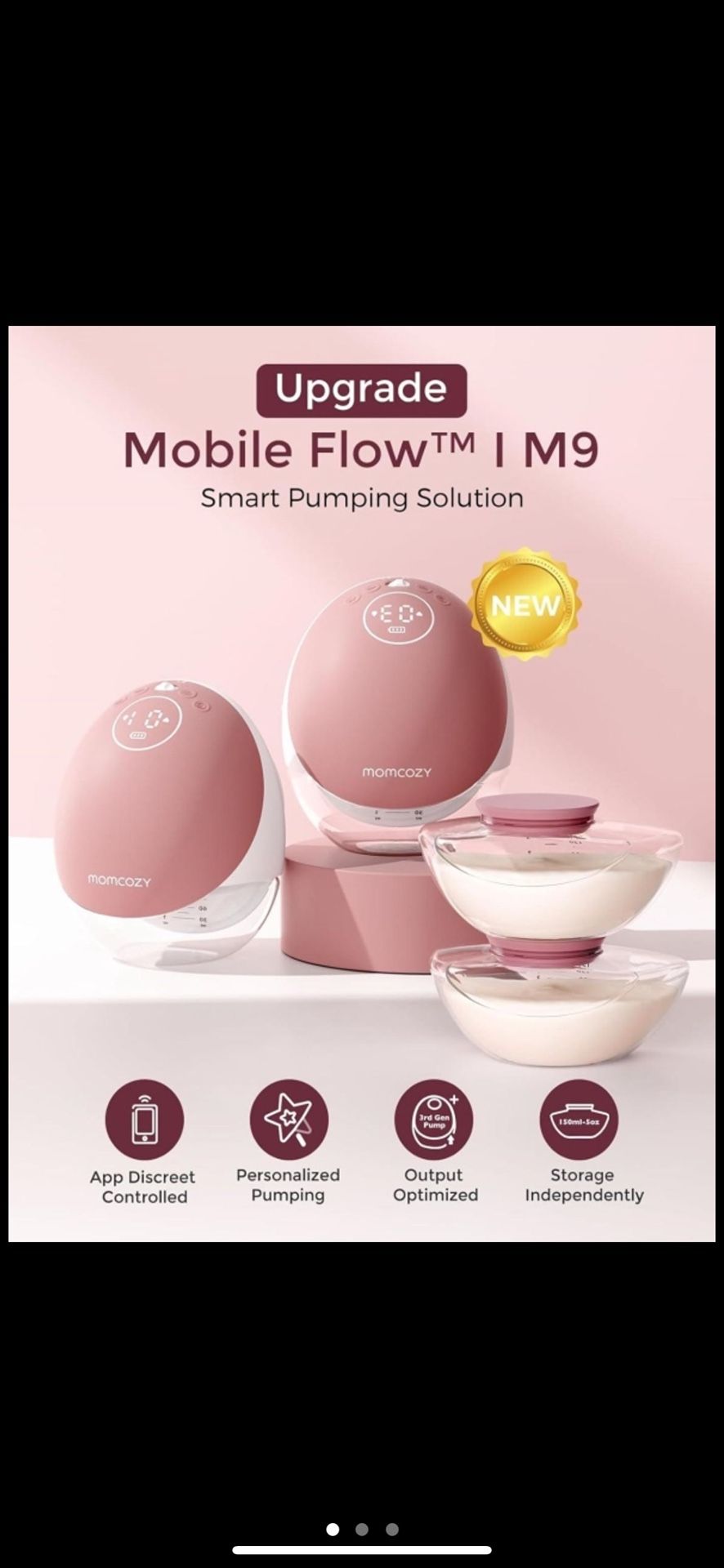 Momcozy M9 Hands Free Breast Pump