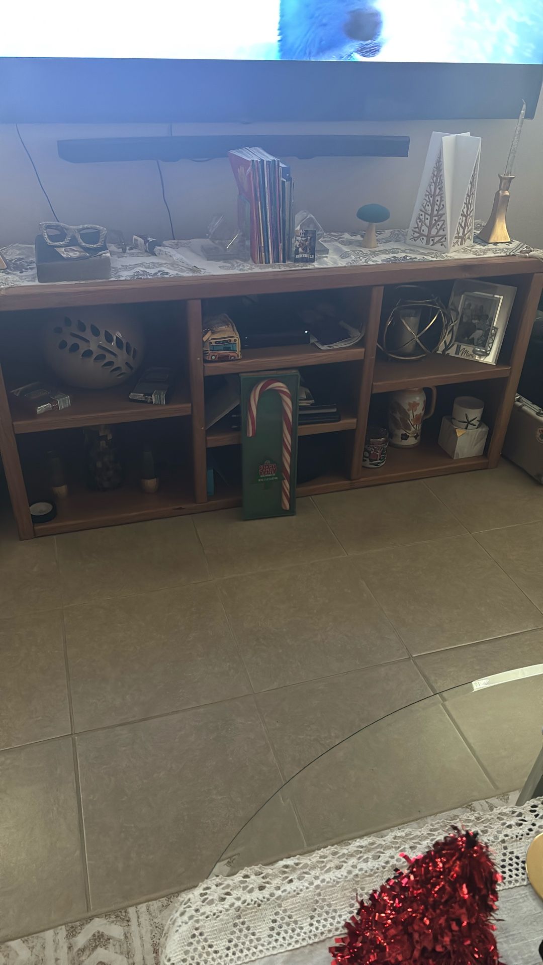 Solid Wood Entertainment Center