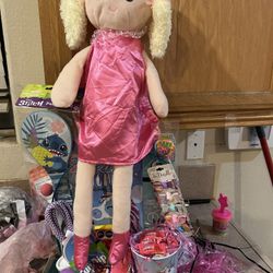 Girls Unicorn Easter Basket 