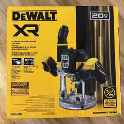 DEWALT 20V MAX XR 2-1/4 Peak HP Plunge Router (Tool Only) Brand New