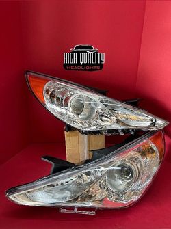 Hyundai Sonata 2011. 2014 headlights.