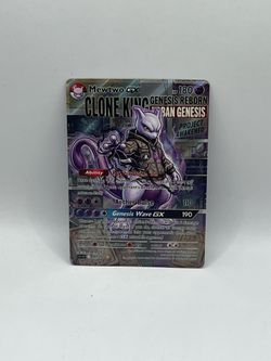 Non TCG Pokemon Mewtwo Gx Fan Art Card