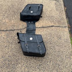 Leather Saddle Bags