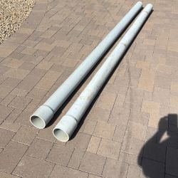 4” Sch 40 Grey Conduit 10’ Sticks With Belled Ends