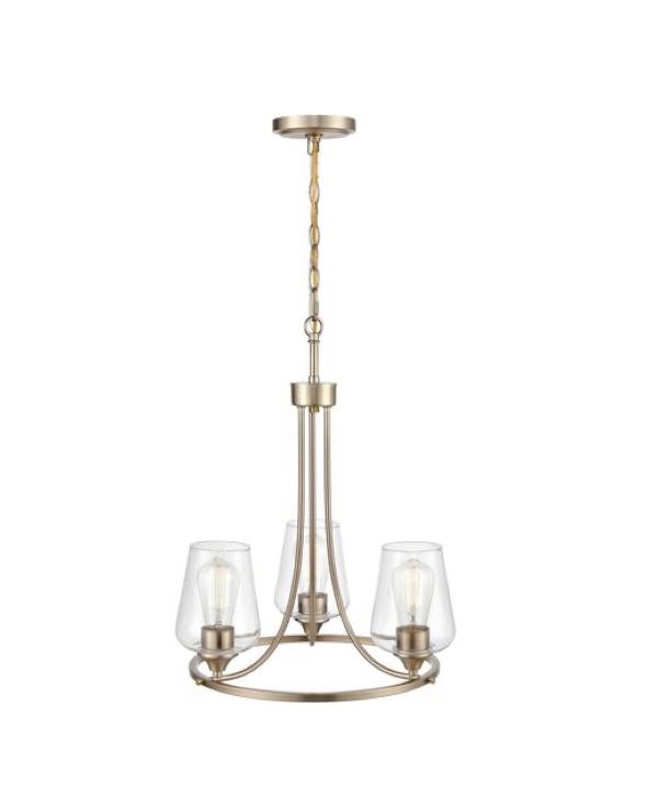 Ashford 18 Inch 3 Light Mini Chandelier