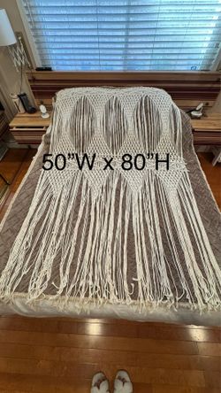 Macrame Window/Door Curtain