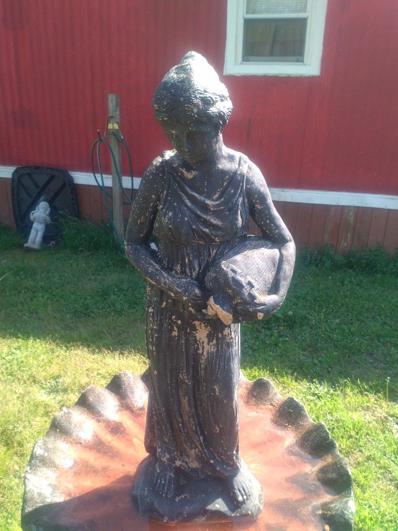 Antique Woman Statue 