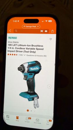MAKITA 18v LXT Brushless Impact Driver