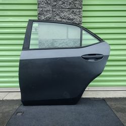 2014-2019 Toyota Corolla Driver Side Rear Door OEM