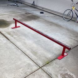 Skateboarding Rail 