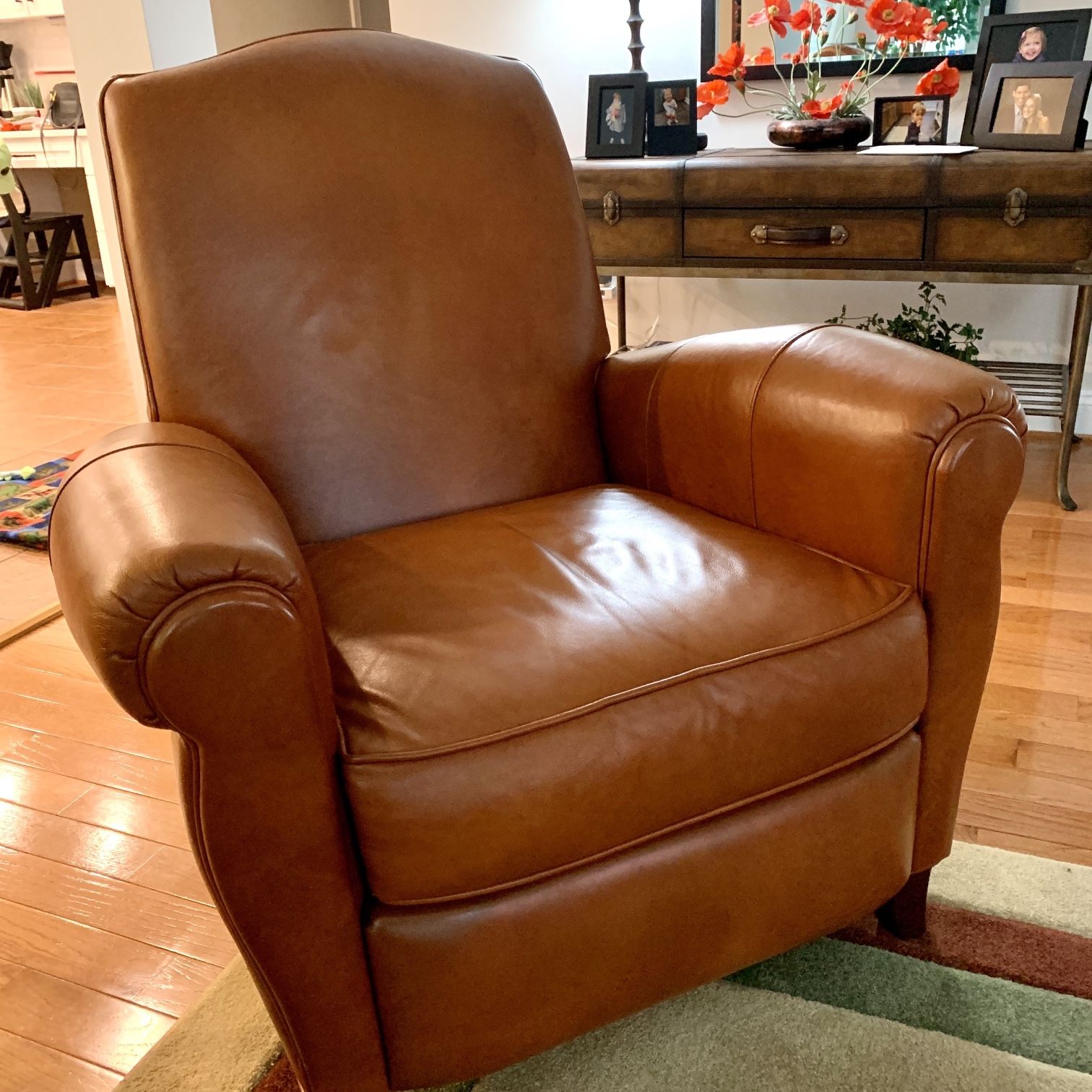 Ethan allen best sale recliner sofa