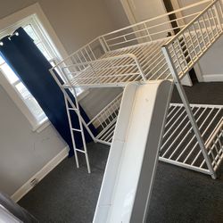 Twin Size Bunk Bed W/ Slide