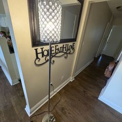 Crystal Floor Lamp, Modern Standing Lamp