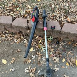 Leaf Blower & Weed Whacker Combo 