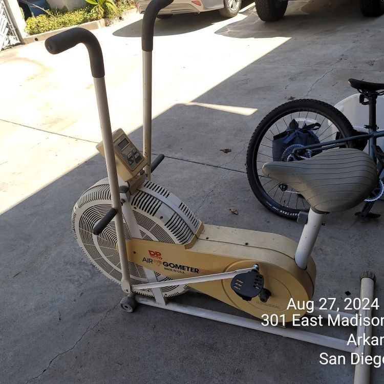 Airgometer Bike Dp Fit For Life Airgometer Exercise Equipment