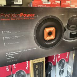 Precision Power 8” Speakers (2 Pairs ) 