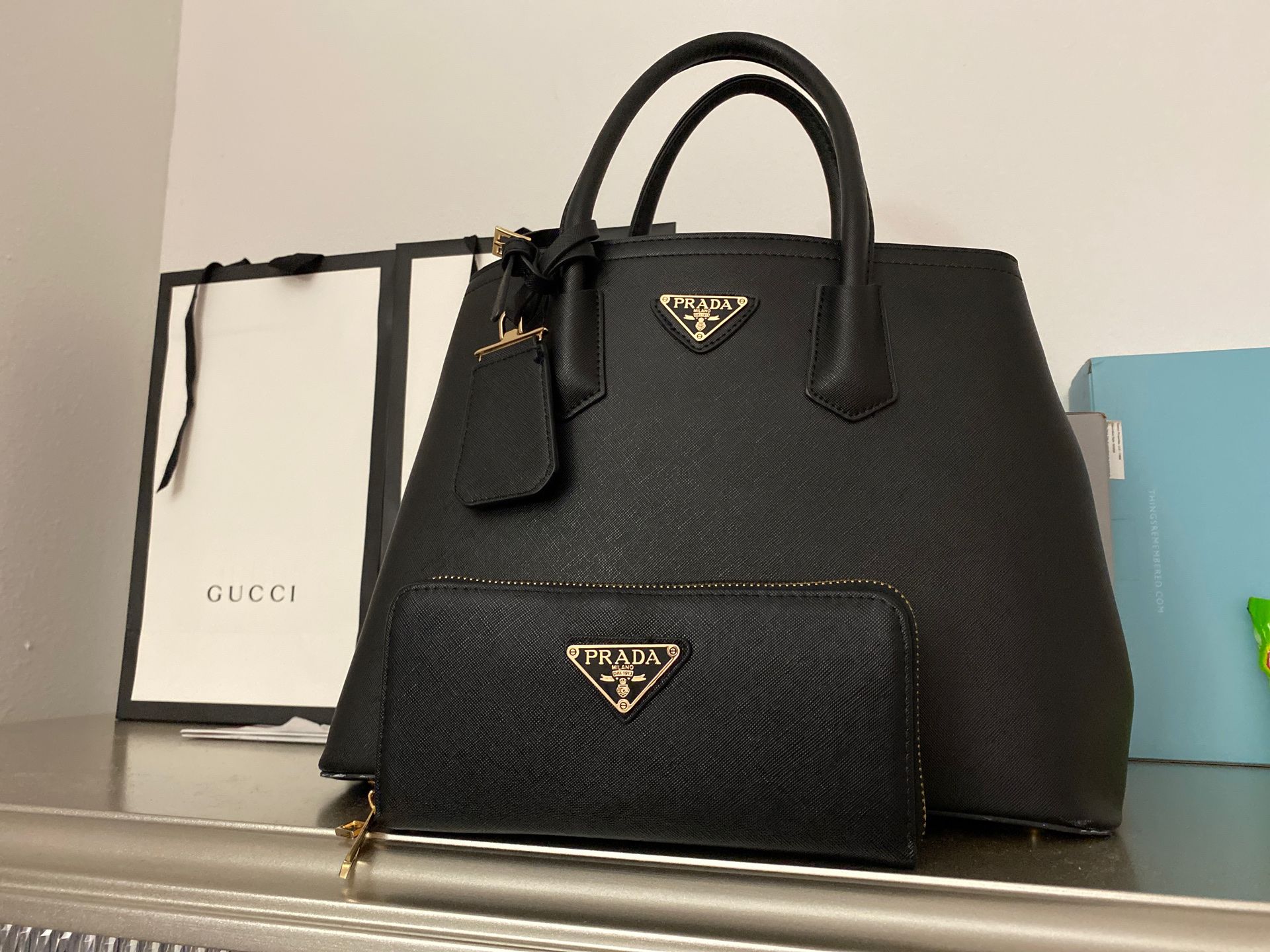 Matching purse and wallet