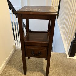 Small Wood Night Stand Table
