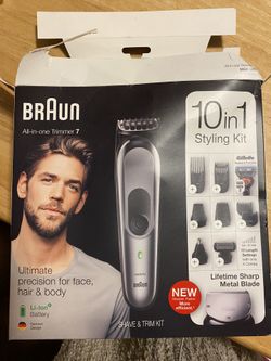 Braun All-in-one Trimmer 7 For Hair, Body And Face