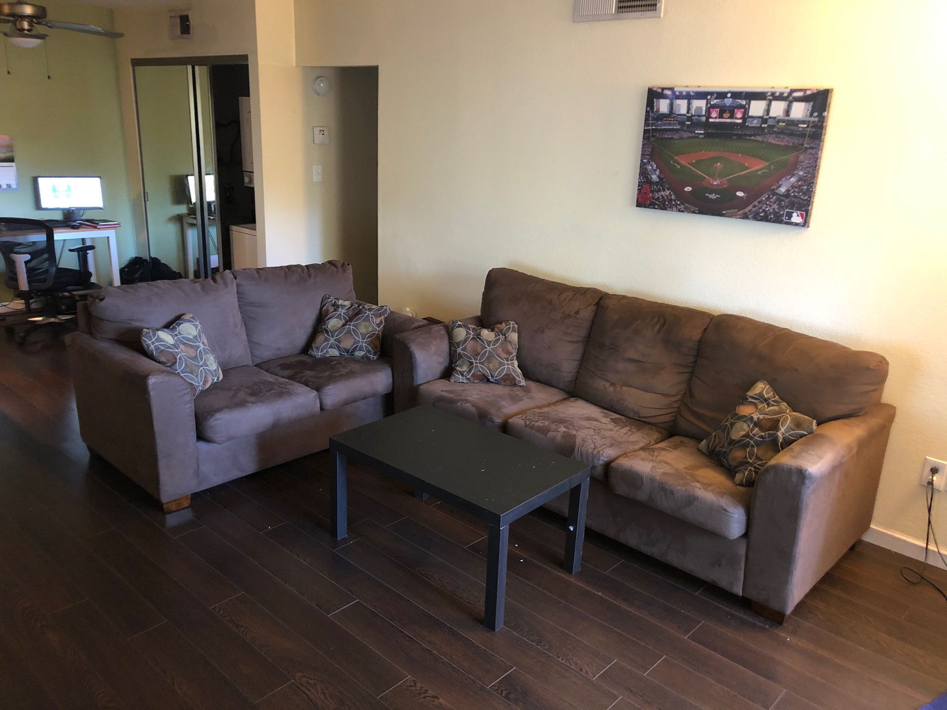 Sofa and love seat in great condition