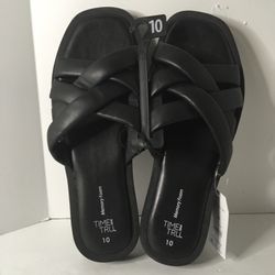 New Womens Size 10 Time And Tru XBand Wedges