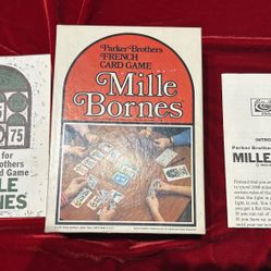 1974 Mille Bornes Complete Very Good Condition 