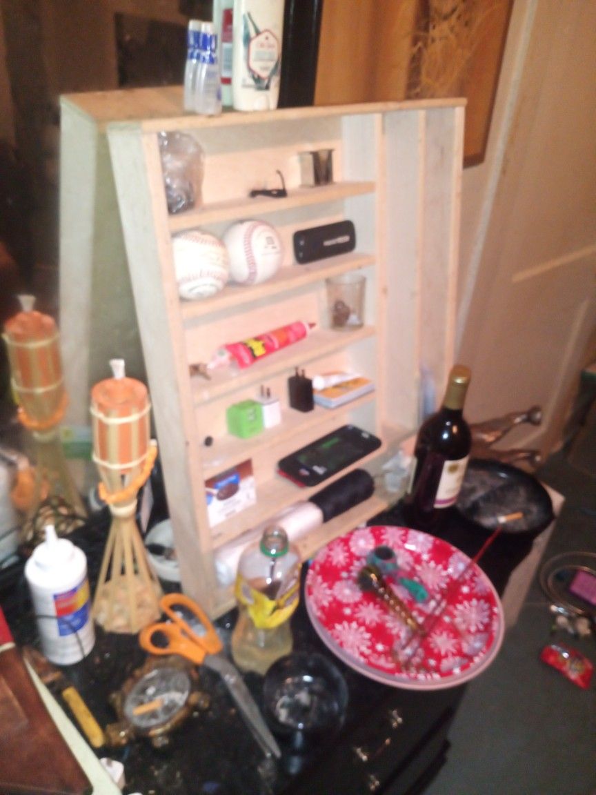 Hand Crafted Wooden Shelf