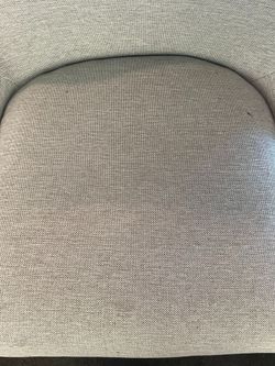 Elegant Beige Cloth Dining Chair from World Market