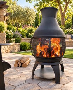 Brand new outdoor chimney