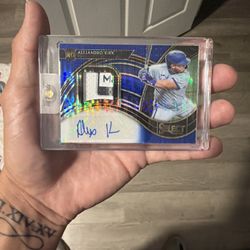 2021 Select Baseball Toronto Blue Jays Alejandro Kirk Blue Pulsar RPA /5