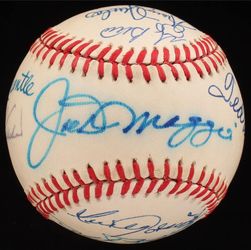 Signed Mickey Mantle, Joe DiMaggio, Ted Williams, and more!