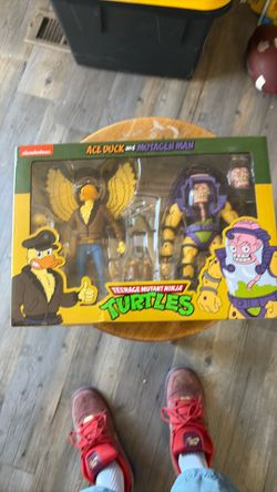 Ace Duck and Mutagen Man TMNT
