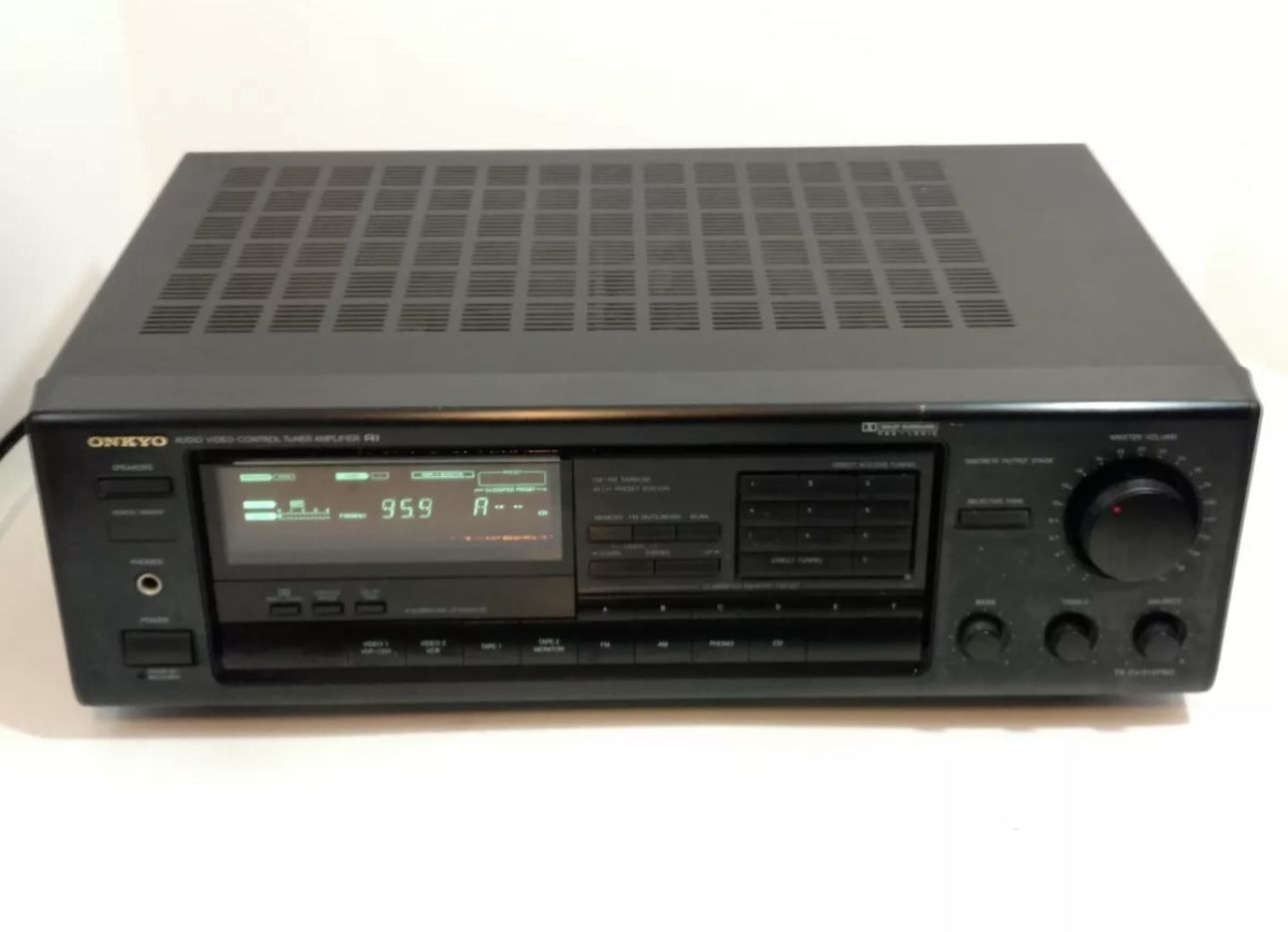 ONKYO AUDIO VIDEO Control TUNER AMPLIFIER TX-SV313PRO 5.1 CHANNEL GOOD CONDITION