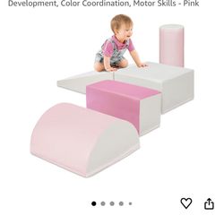 5-Piece Kids Climb & Crawl Soft Foam Block Activity Play 