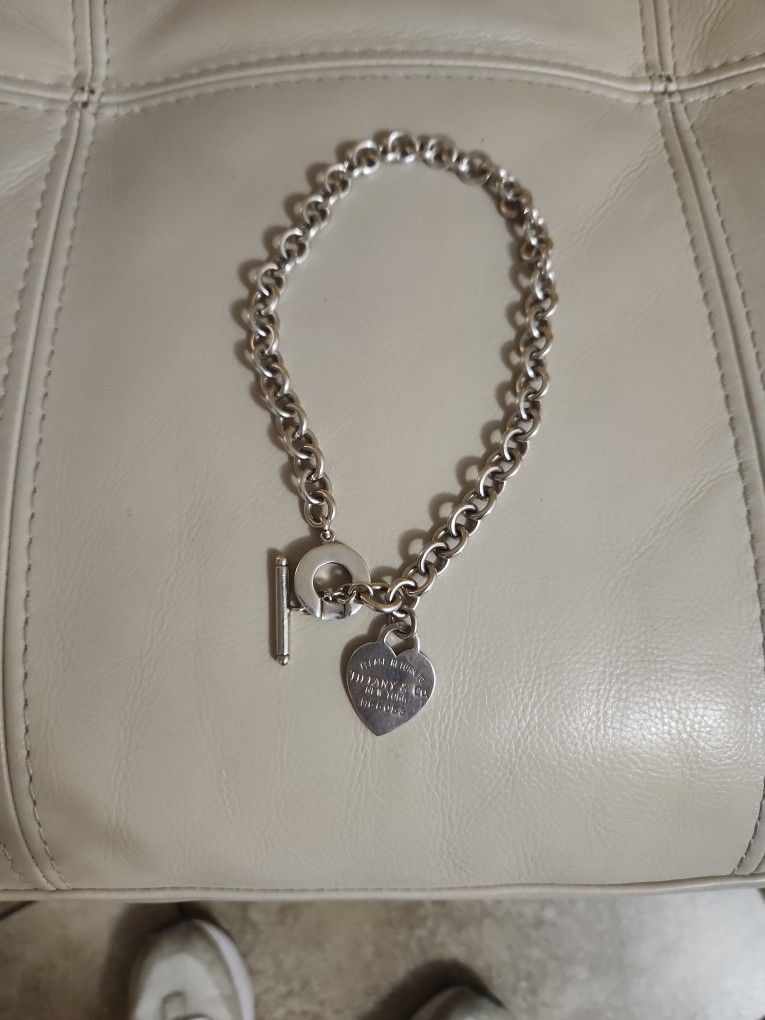 Tiffany Necklace 14in Long 925ss Original