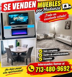 Living Room, Entertainment Center & Dining Set