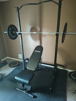 Full Bench Set with Adjustable Dumbells