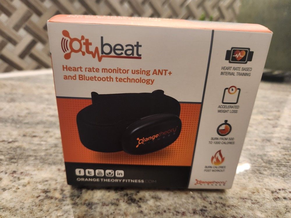 New in Package Orange Theory Heartrate Monitor