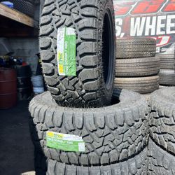 33x12.50R18 New TBB Tires Installed And Balanced Included