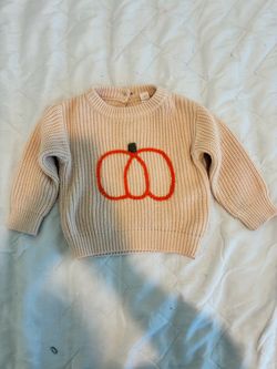 Toddler Pumpkin Sweater
