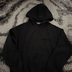 Black Essentials Hoodie