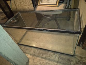 Glass Aquarium Tank with Black Frame