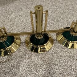 Pool Table Light - Brass