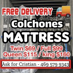 New Mattresses  Twin mattress Full mattress Queen mattress  King mattress  Colchones nuevos  Beds 