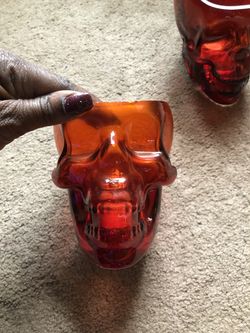 Skull glass containers