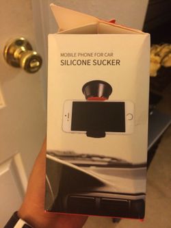 Silicone sucker for any phone
