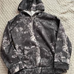 L-LX Grey camo hoodie