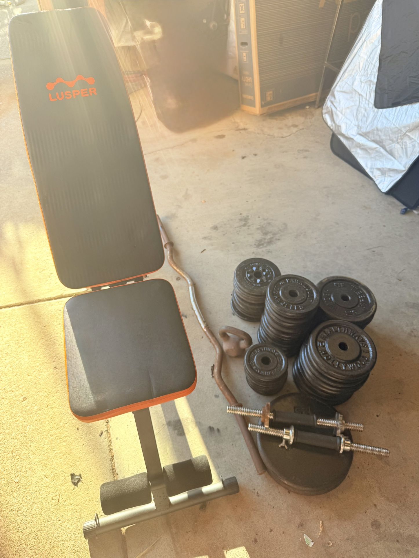 Home gym, Weight set