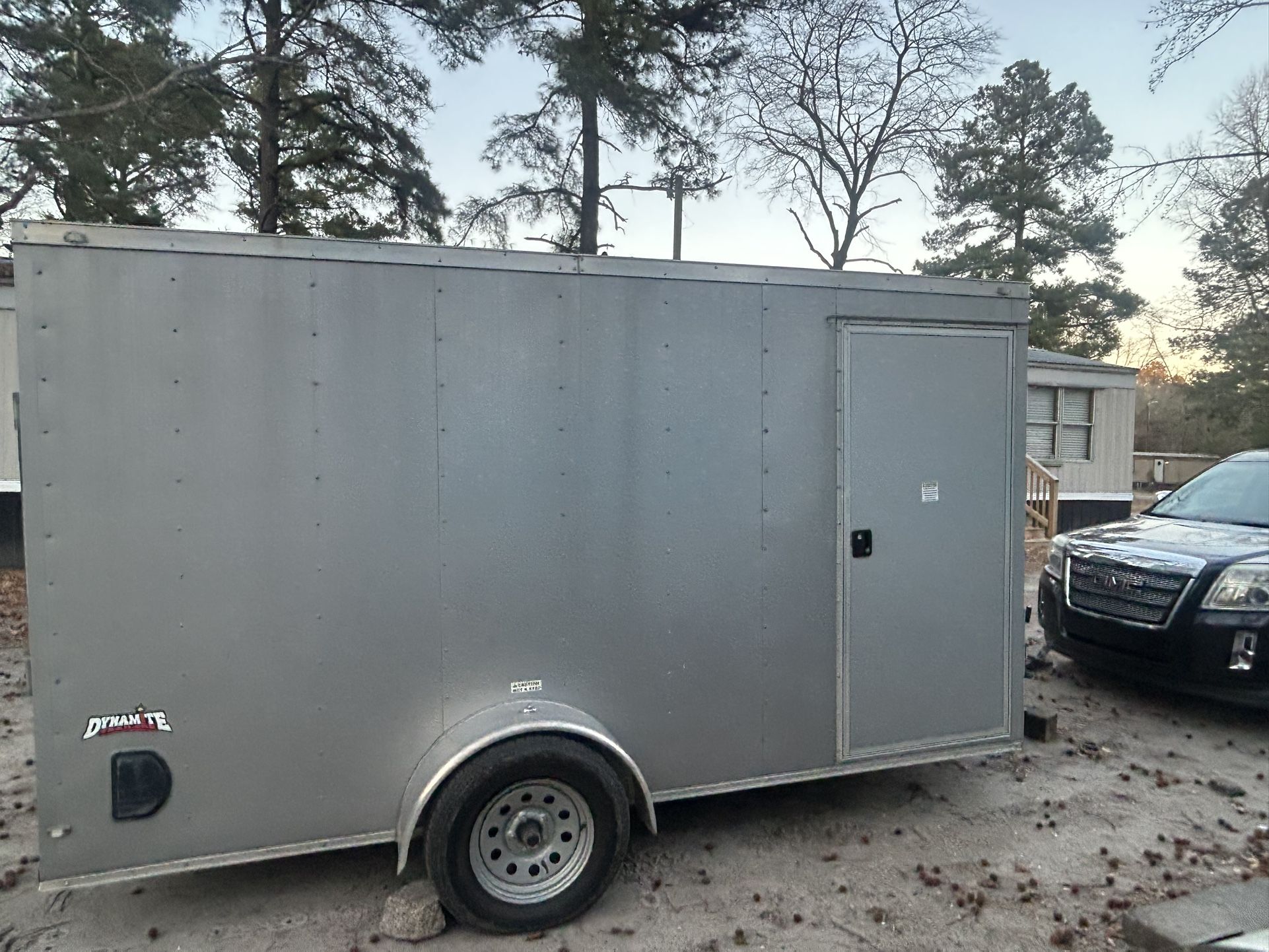 2023 6x12 Enclosed Trailer Single Axel
