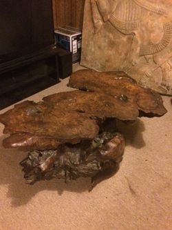 California redwood table